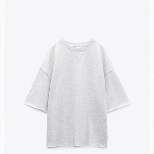 Zara set - short and oversized shirt
